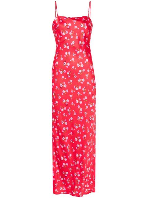 ROTATE BIRGER CHRISTENSEN floral-print dress - Red - zdjęcie produktu nr 1