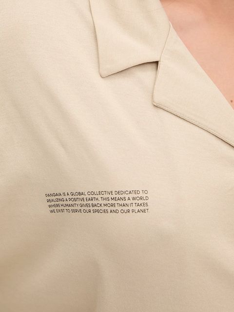 Pangaia piżama bawełniana damska kolor beżowy bawełniana 10002463