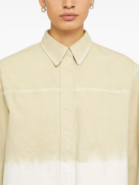 Jil Sander gradient-effect denim shirt - Neutrals - zdjęcie produktu nr 2