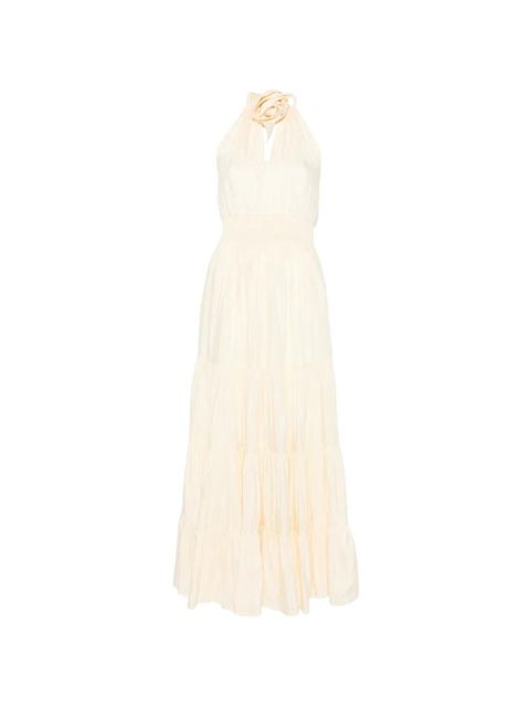 SANDRO tiered maxi dress - Neutrals - zdjęcie produktu nr 1