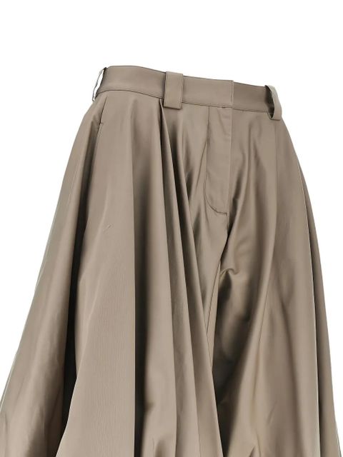 Balenciaga gathered shorts - Neutrals - zdjęcie produktu nr 2