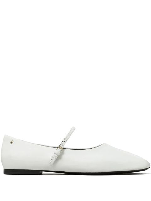 Tory Burch leather ballet flats - White - zdjęcie produktu nr 1