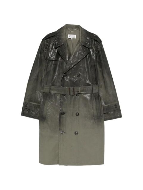 Maison Margiela belt double-breasted jacket - Green - zdjęcie produktu nr 1