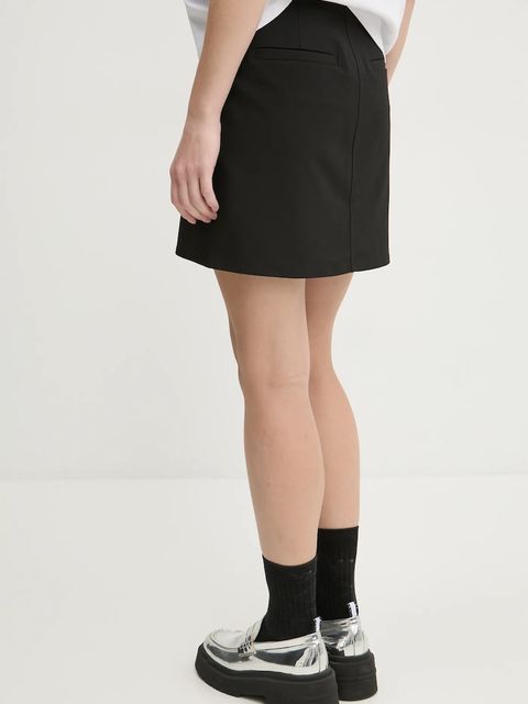 Karl Lagerfeld Jeans spódnica kolor czarny mini ołówkowa A1W12012