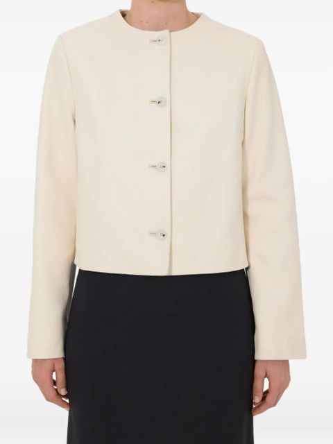 LouLou de Saison Raho button leather jacket - White - zdjęcie produktu nr 2