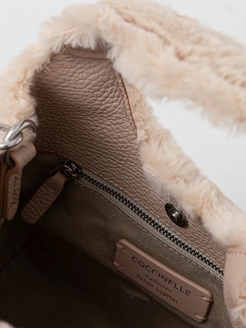 Coccinelle torebka kolor beżowy E1.THD.58.01.01 - zdjęcie produktu nr 2