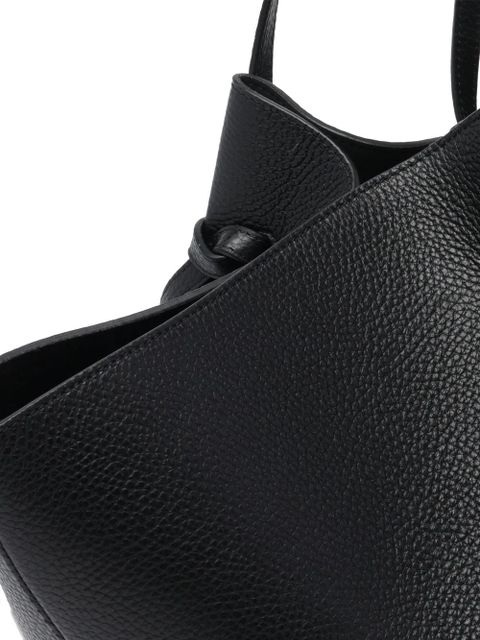 Yuzefi large Mochi pebble-grain shoulder bag - Black