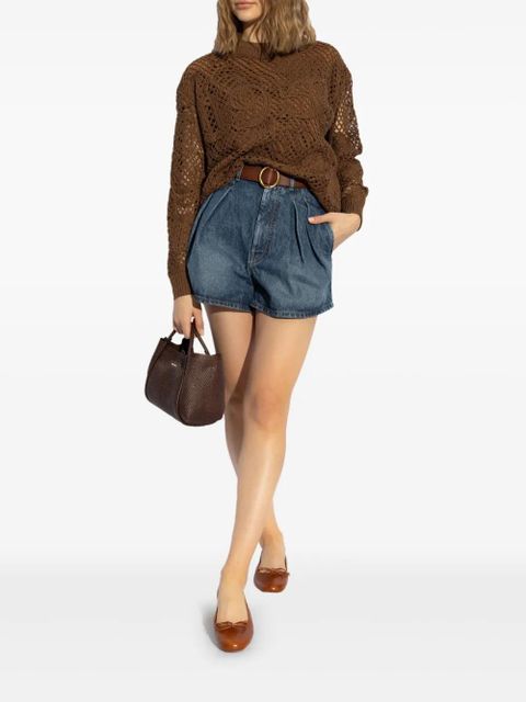 Max Mara open-knit jumper - Brown