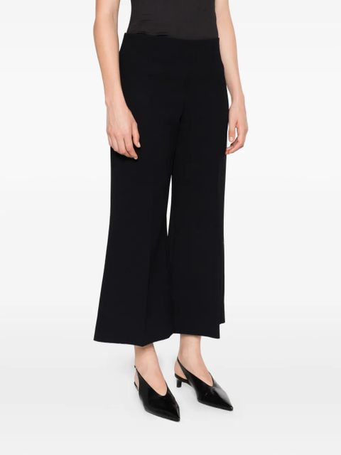 KHAITE silk trousers - Black