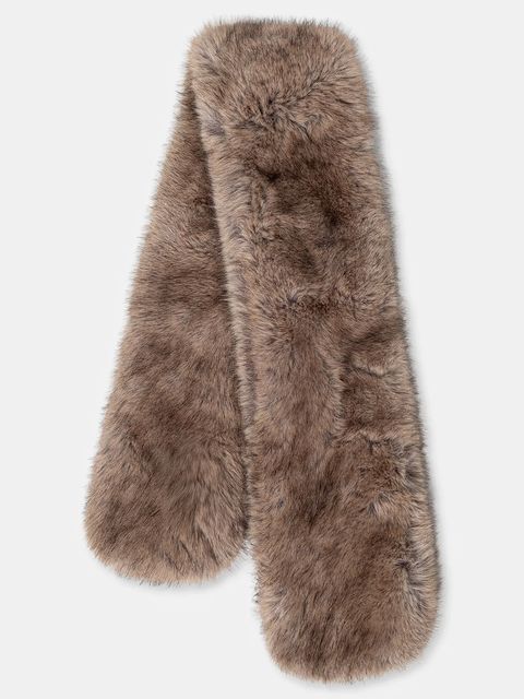 Stand Studio szalik Lone damski kolor beżowy wzorzysty 66566-9397 - zdjęcie produktu nr 1