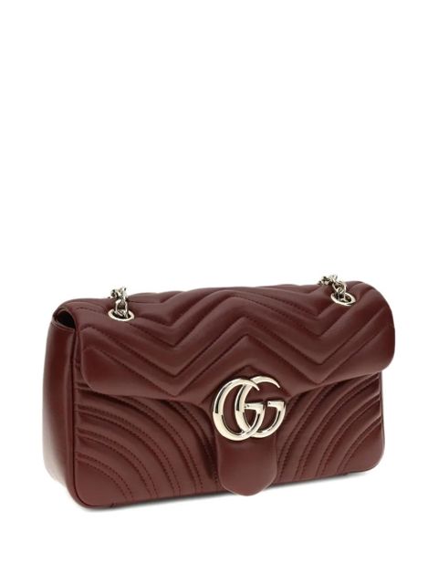 Gucci medium GG Marmont shoulder bag - Red - zdjęcie produktu nr 2