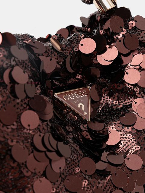 Guess torebka HOLIDAY kolor bordowy HWEG95 38750