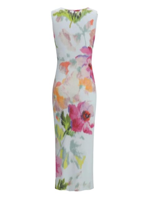 LOEWE floral-print dress - White - zdjęcie produktu nr 2