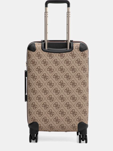 Guess walizka BERTA MEDIUM kolor brązowy TWOB86 88982