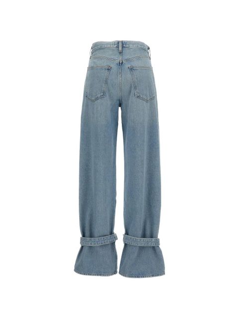 AGOLDE drawstring hem jeans - Blue - zdjęcie produktu nr 2