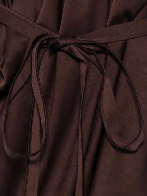 Vivienne Westwood draped-waist mini dress - Brown