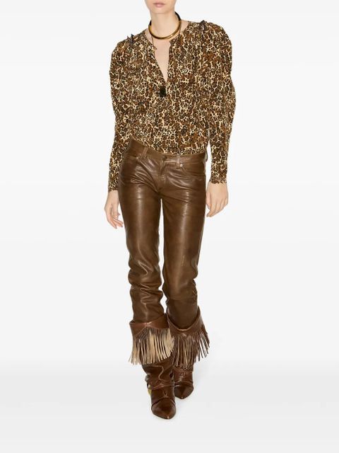 ISABEL MARANT Zarga blouse - Brown