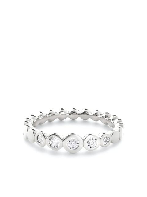 Monica Vinader Graduated half eternity ring - Silver