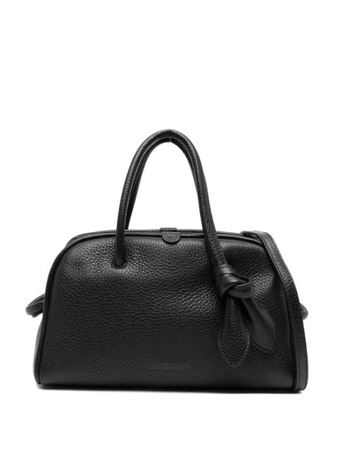 Jacquemus small The Turismo leather tote bag - Black