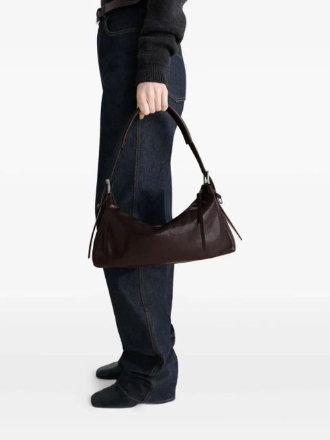LEMAIRE belted leather shoulder bag - Brown - zdjęcie produktu nr 2