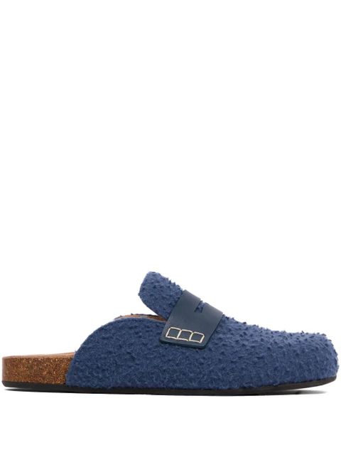 JW Anderson felt loafers - Blue - zdjęcie produktu nr 1