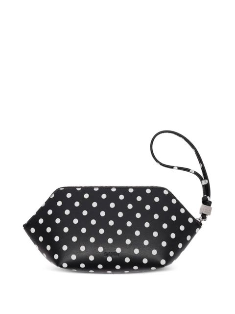 GANNI polka-dot wallet - Black - zdjęcie produktu nr 2