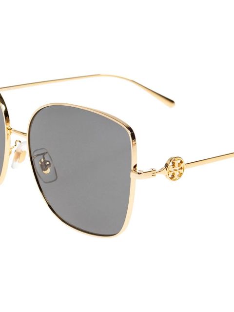 Tory Burch oversized-frame sunglasses - Gold - zdjęcie produktu nr 2