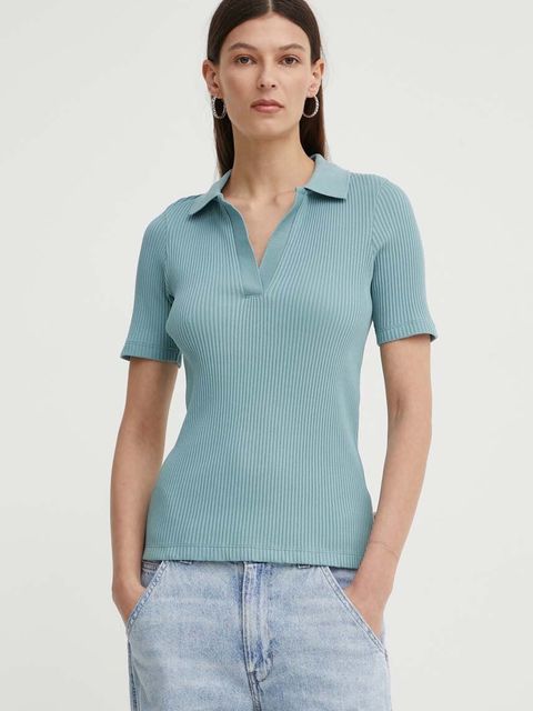 Marc O'Polo polo damski kolor zielony 404232953029