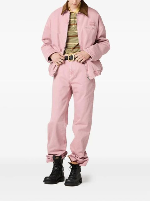 Miu Miu cotton jeans - Pink - zdjęcie produktu nr 2