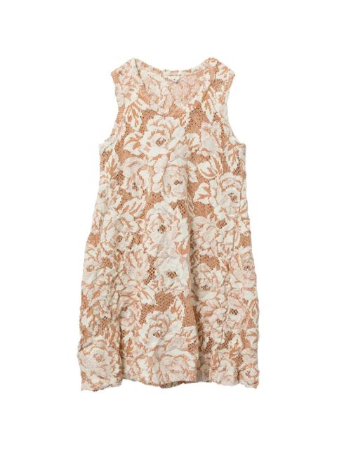 Comme Des Garçons floral-embroidered vest - Neutrals - zdjęcie produktu nr 1