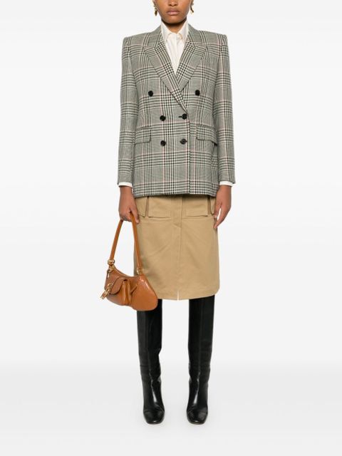 Chloé Prince of Wales tailored blazer - Neutrals