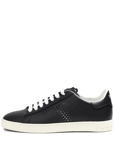 Tod's perforated laced sneakers - Black - zdjęcie produktu nr 1