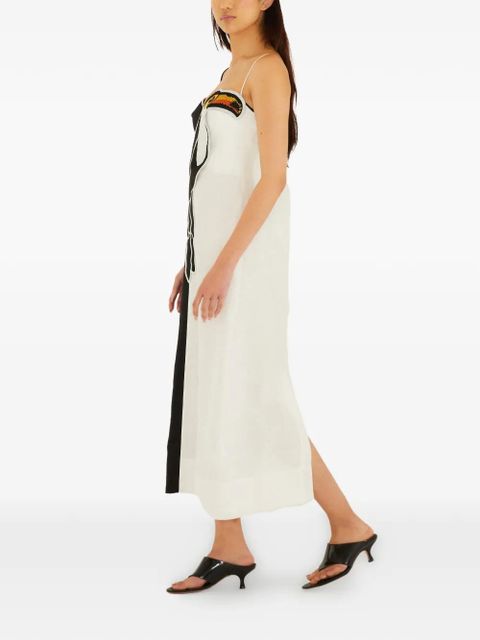 FARM Rio toucan-applique dress - Black - zdjęcie produktu nr 2