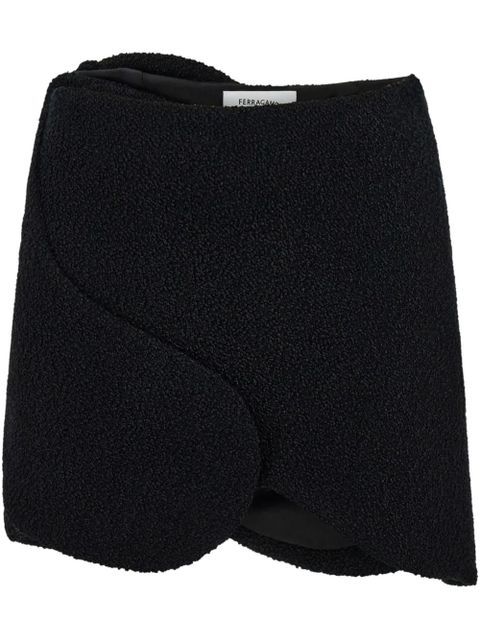 Ferragamo bouclé mini skirt - Black - zdjęcie produktu nr 1