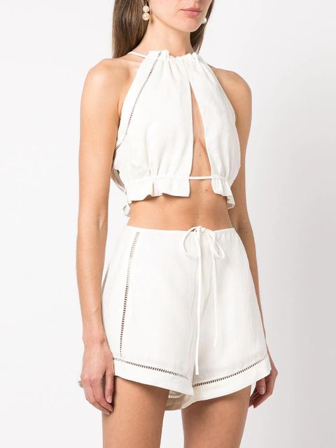 Cult Gaia cut-out Orli blouse - White - zdjęcie produktu nr 2