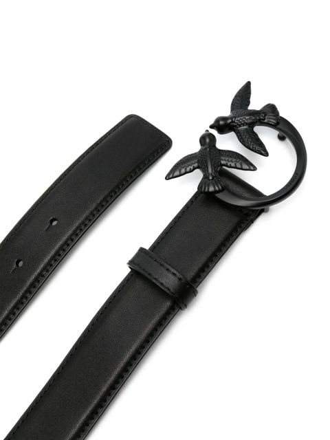 PINKO Love Berry leather belt - Black - zdjęcie produktu nr 2
