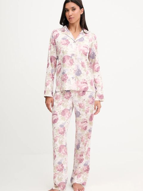 Lauren Ralph Lauren piżama damska kolor różowy ILN92449 - zdjęcie produktu nr 1
