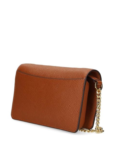 Lauren Ralph Lauren logo-plaque cross body bag - Brown