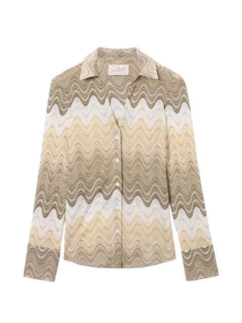 MC2 Saint Barth Joys degradé raschel shirt - Neutrals - zdjęcie produktu nr 1