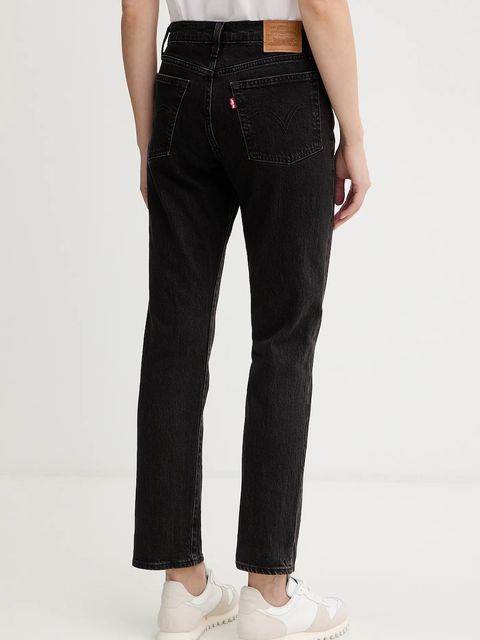 Levi's jeansy WEDGIE damskie kolor czarny 003NE-0000 - zdjęcie produktu nr 2