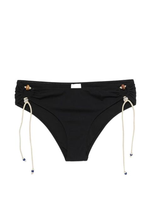ISABEL MARANT Alvina beaded bikini bottoms - Black - zdjęcie produktu nr 1