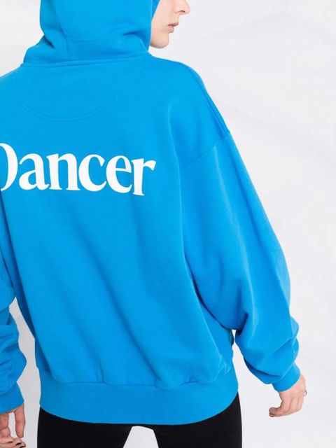 7 DAYS Active slogan-print hoodie - Blue - zdjęcie produktu nr 1