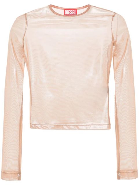 Diesel T-Clau-M1 semi-sheer top - Neutrals - zdjęcie produktu nr 1