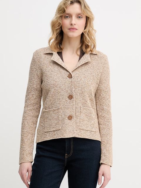 United Colors of Benetton marynarka jednorzędowa damska bawełniana - zdjęcie produktu nr 2