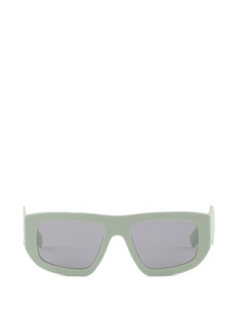Prada Eyewear sunglasses with triangle logo - Green - zdjęcie produktu nr 1
