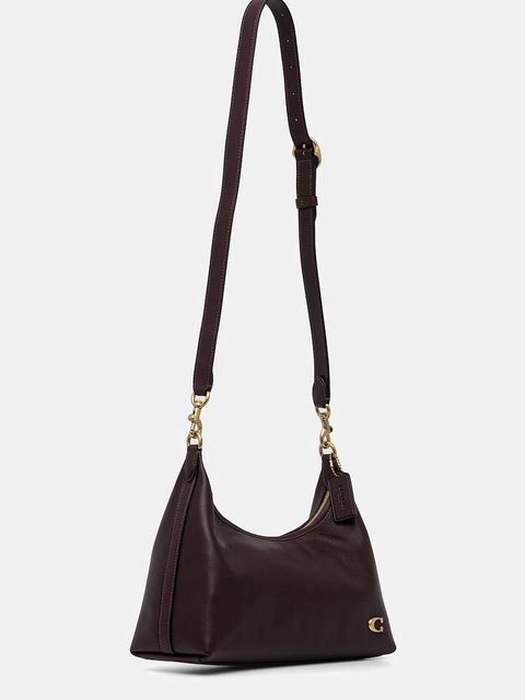 Coach torebka skórzana Juliet kolor fioletowy CR981