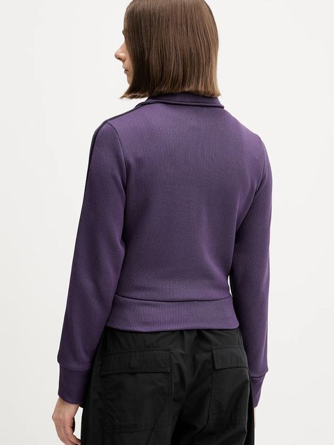 adidas Originals bluza Firebird damska kolor fioletowy z aplikacją JY2615 - zdjęcie produktu nr 2