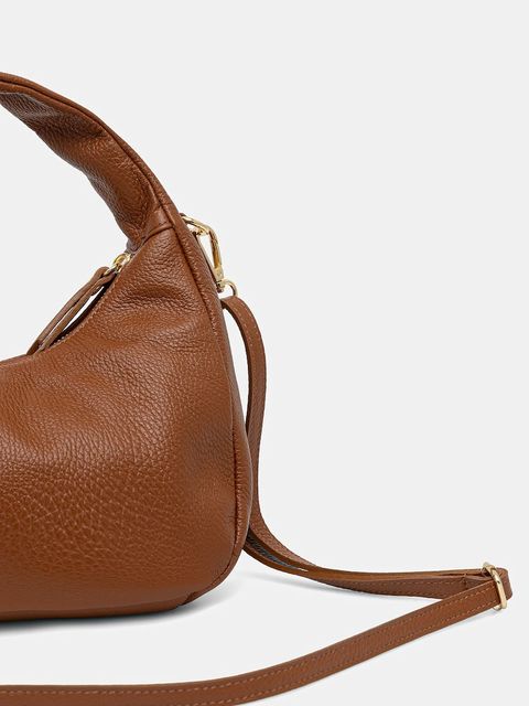 Answear.LAB torebka skórzana kolor brązowy - zdjęcie produktu nr 2