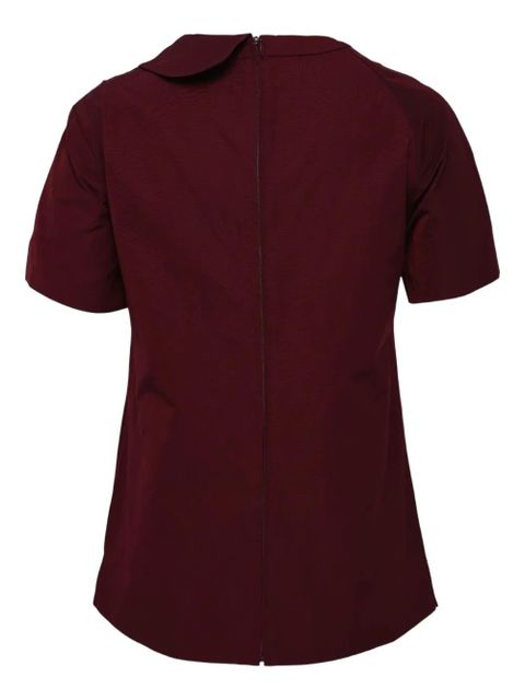 SHUSHU/TONG semi-peter pan collar top - Red - zdjęcie produktu nr 2