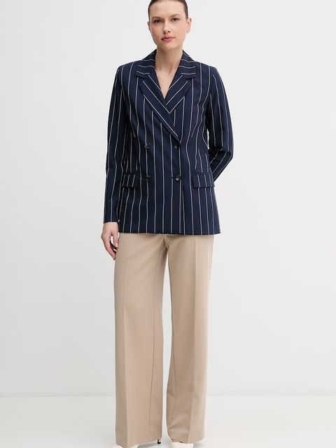 United Colors of Benetton marynarka dwurzędowa damska z wiskozą - zdjęcie produktu nr 1